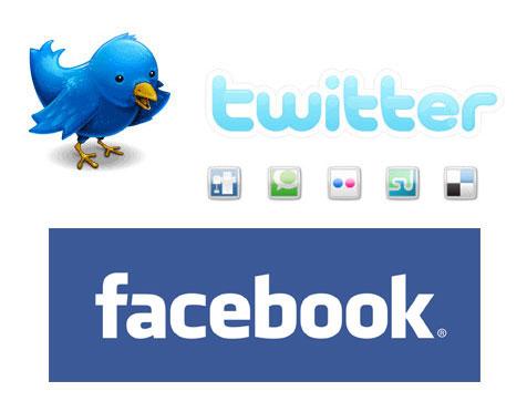 Facebook twitter