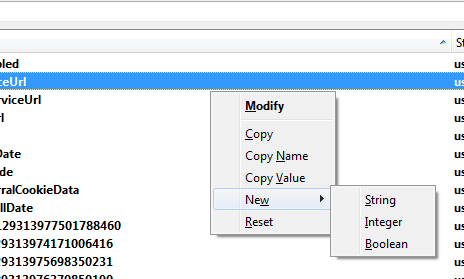 Firefox work offline disabling