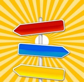 road arrows