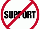 no support