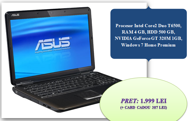 Laptop Asus oferta emag