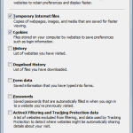 Sterge memoria cache  din Internet Explorer 9