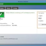 Utilizare Windows Defender – Windows 8