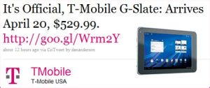 T-Mobile G-Slate