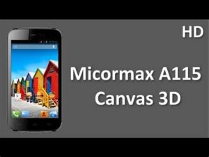 Micromax A115 Canvas 3D