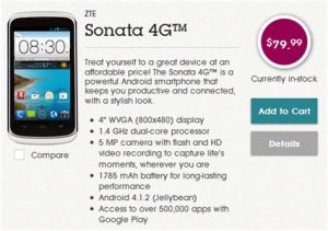 ZTE Sonata 4G