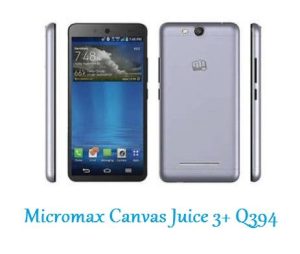 Micromax Canvas Juice 3+ Q394