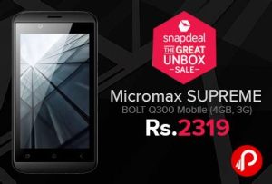 Micromax Bolt Supreme Q300