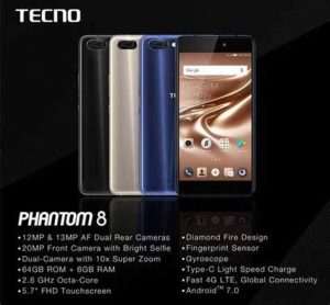Tecno Phantom 8