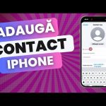 Cum adaugi un contact nou în agenda iPhone-ului: Ghid pas cu pas Cum să adaugi un contact pe iPhone (Tutorial simplu)