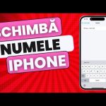 Cum schimbi numele dispozitivului iPhone Cum să schimbi numele iPhone-ului