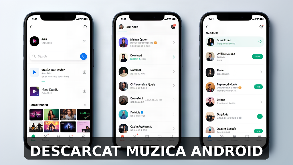 cele mai bune aplicatii gratuite pe Android pentru descarcat muzica
