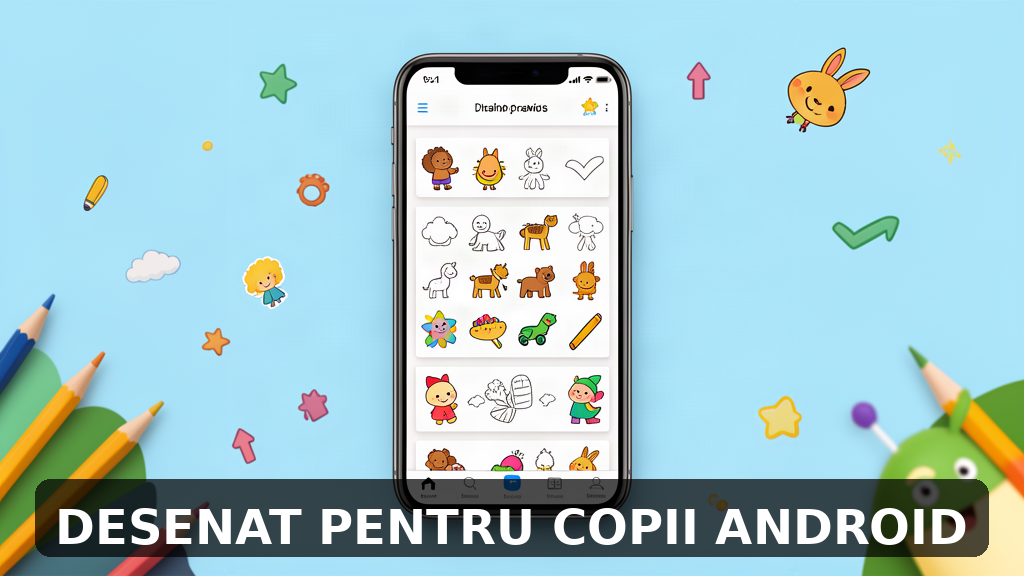 cele mai bune aplicatii gratuite pe Android pentru desenat pentru copii