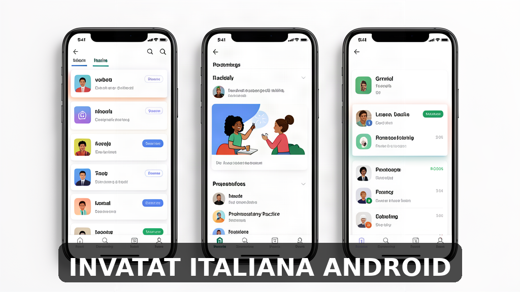 cele mai bune aplicatii gratuite pe Android pentru invatat italiana