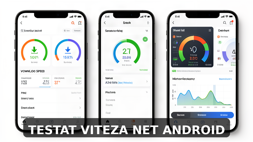 cele mai bune aplicatii gratuite pe Android pentru testat viteza net