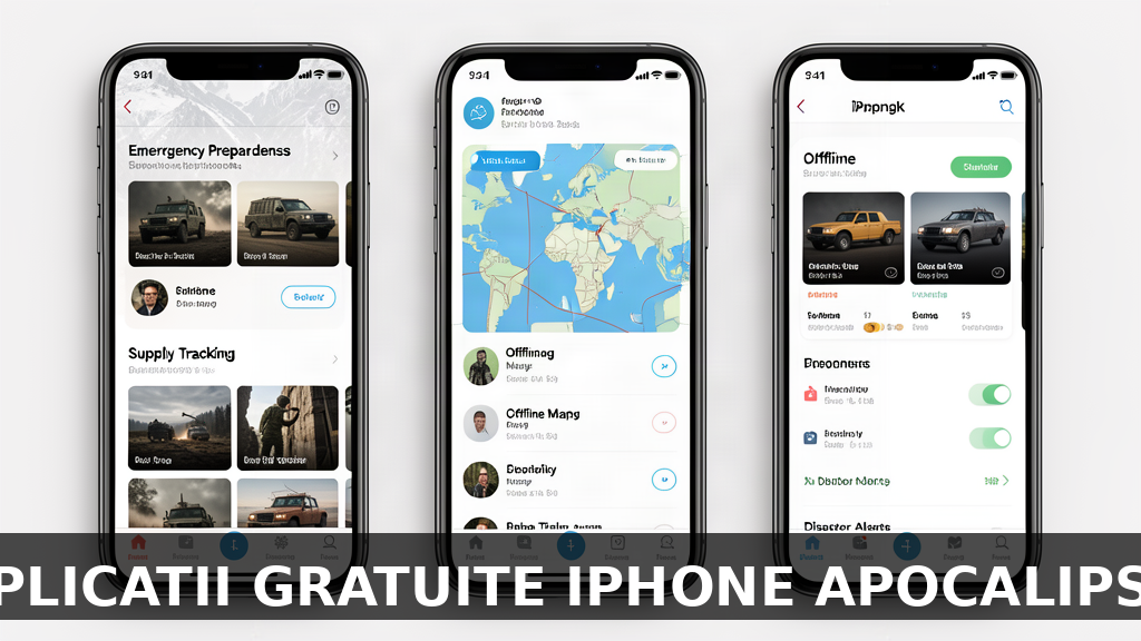 cele mai bune aplicatii gratuite pe iPhone pentru apocalipsa