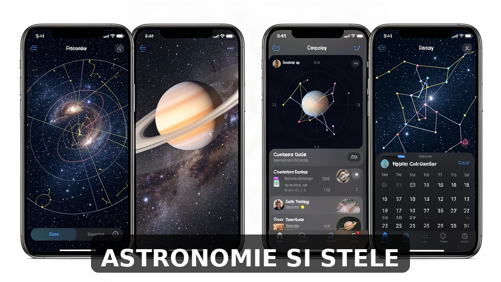 cele mai bune aplicatii gratuite pe iPhone pentru astronomie si stele