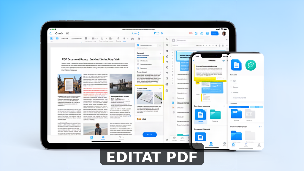 Cele mai bune aplicații gratuite pe iPhone pentru editat PDF în 2026: ghid complet