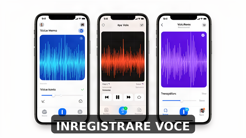 cele mai bune aplicatii gratuite pe iPhone pentru inregistrare voce