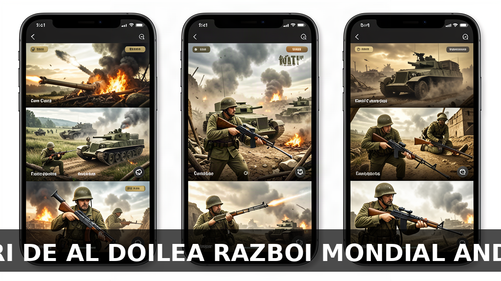 cele mai bune jocuri de al doilea razboi mondial pentru android