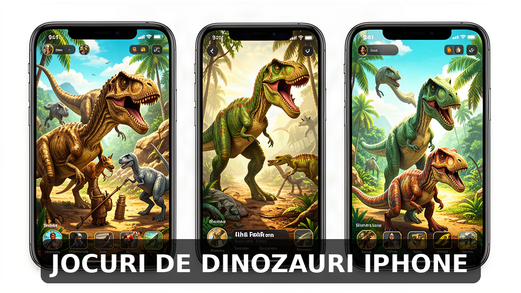 cele mai bune jocuri de dinozauri pentru iphone