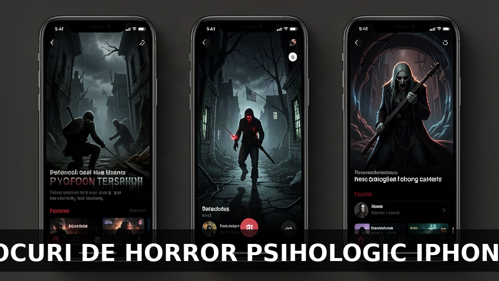 cele mai bune jocuri de horror psihologic pentru iphone