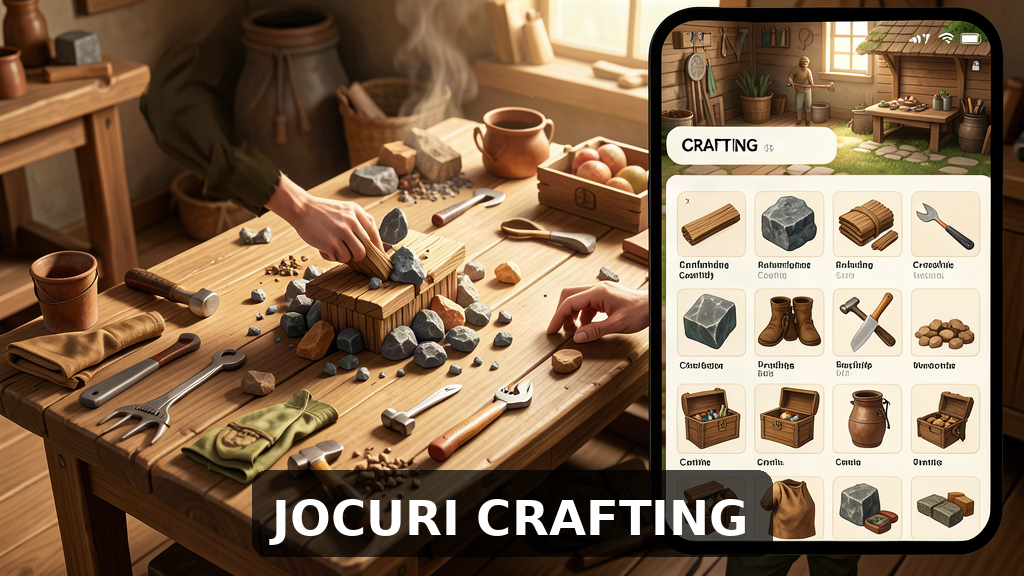 Cele mai bune jocuri gratuite pe iPhone și Android pentru crafting în 2026: ghid complet
