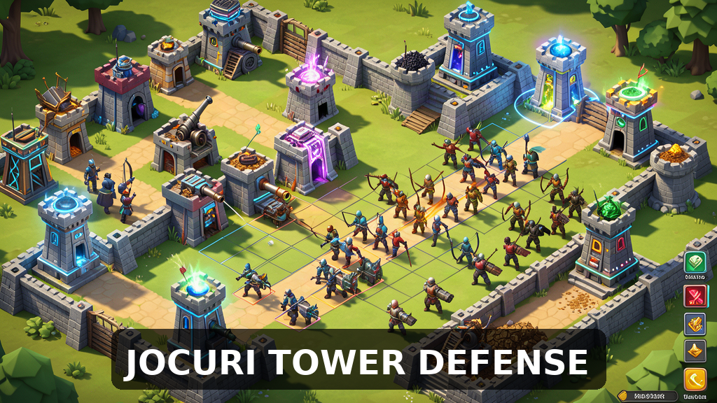 Cele mai bune jocuri gratuite pe iPhone și Android pentru tower defense în 2026: ghid complet