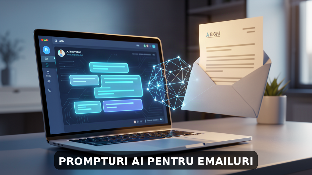 Cele mai bune prompt-uri AI pentru redactarea de emailuri profesionale în 2026: ghid complet