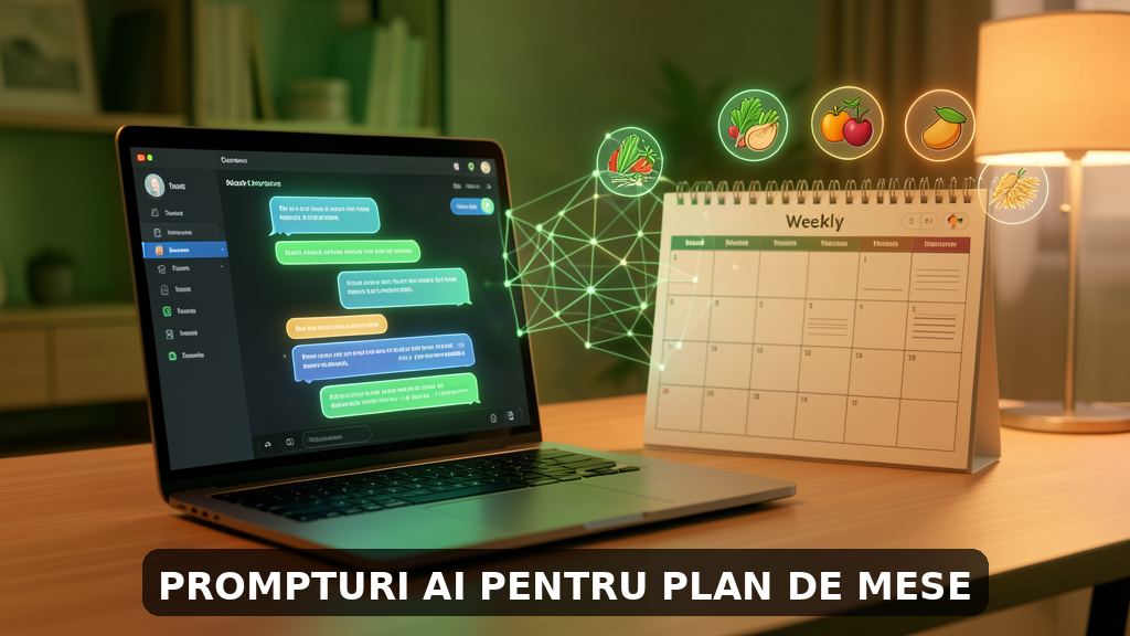 Cele mai bune prompt-uri AI pentru crearea unui plan de mese săptămânal în 2026: ghid complet