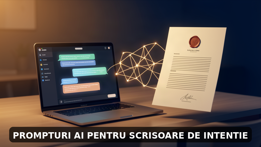 Cele mai bune prompt-uri AI pentru scrierea unei scrisori de intenție în 2026: ghid complet