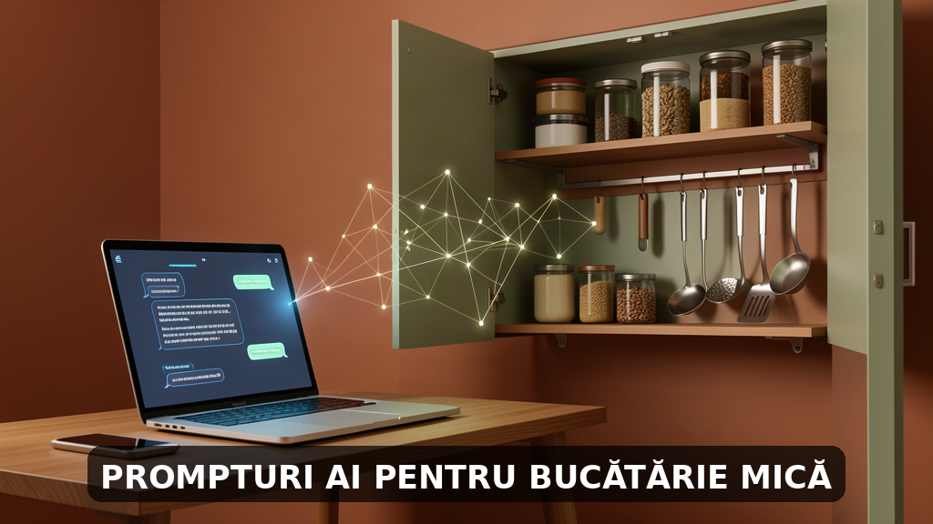 PROMPTURI AI PENTRU BUCĂTĂRIE MICĂ