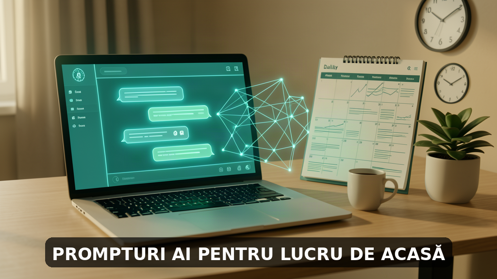 PROMPTURI AI PENTRU LUCRU DE ACASĂ